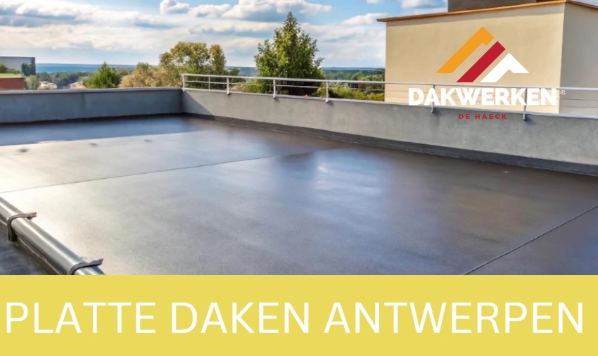 Daktypes zonder helling die vaak bedekt worden met EPDM, bitumen, of roofing en toegepast worden in Antwerpen.