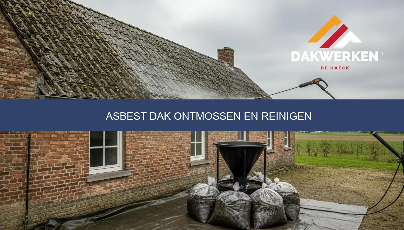 Asbest dak ontmossen en reinigen verboden