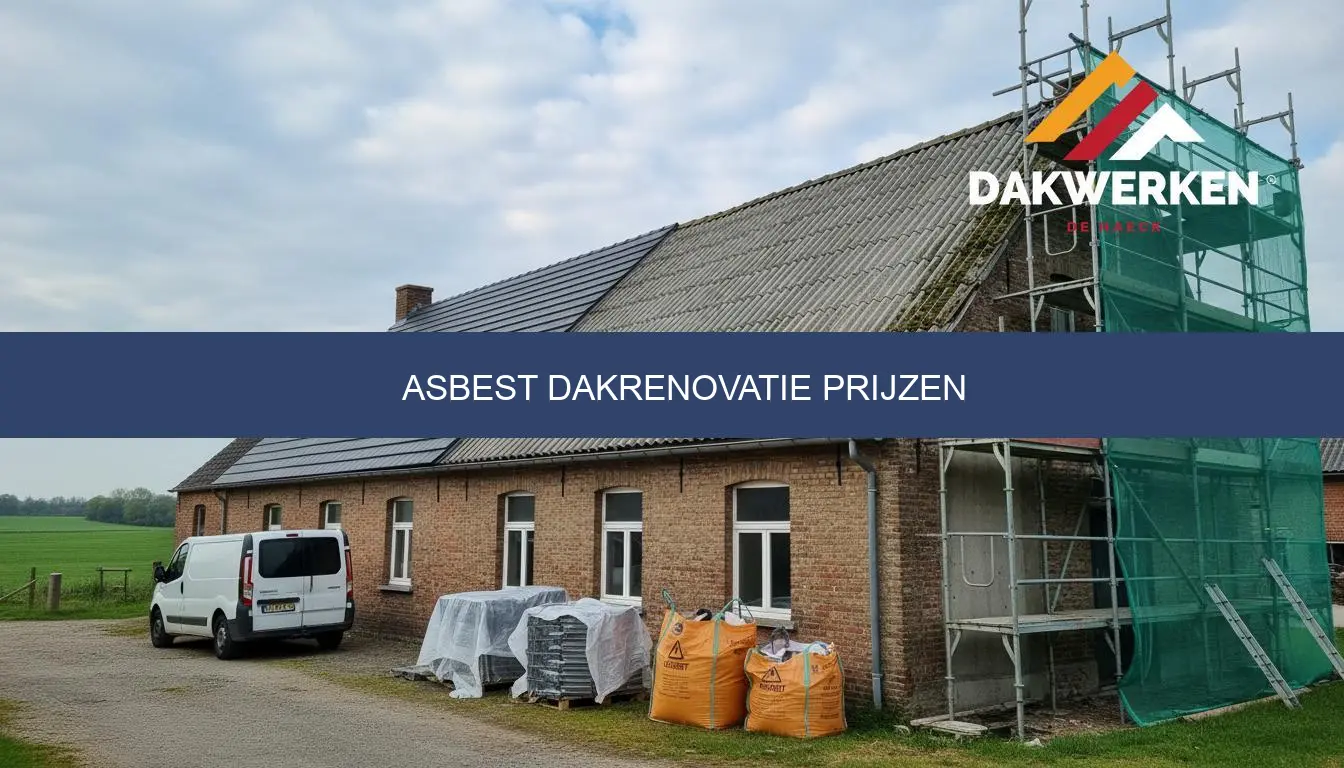 Asbest dakrenovatie prijzen | Premies & Kosten