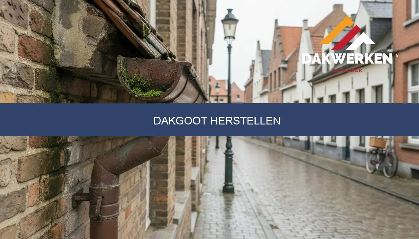 Dakgoot herstellen prijs en herstelling 2026
